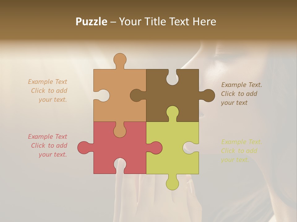 Female Prayer Belief PowerPoint Template