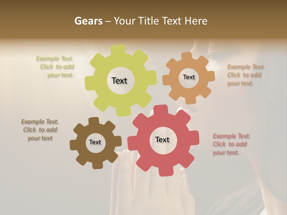 Female Prayer Belief PowerPoint Template