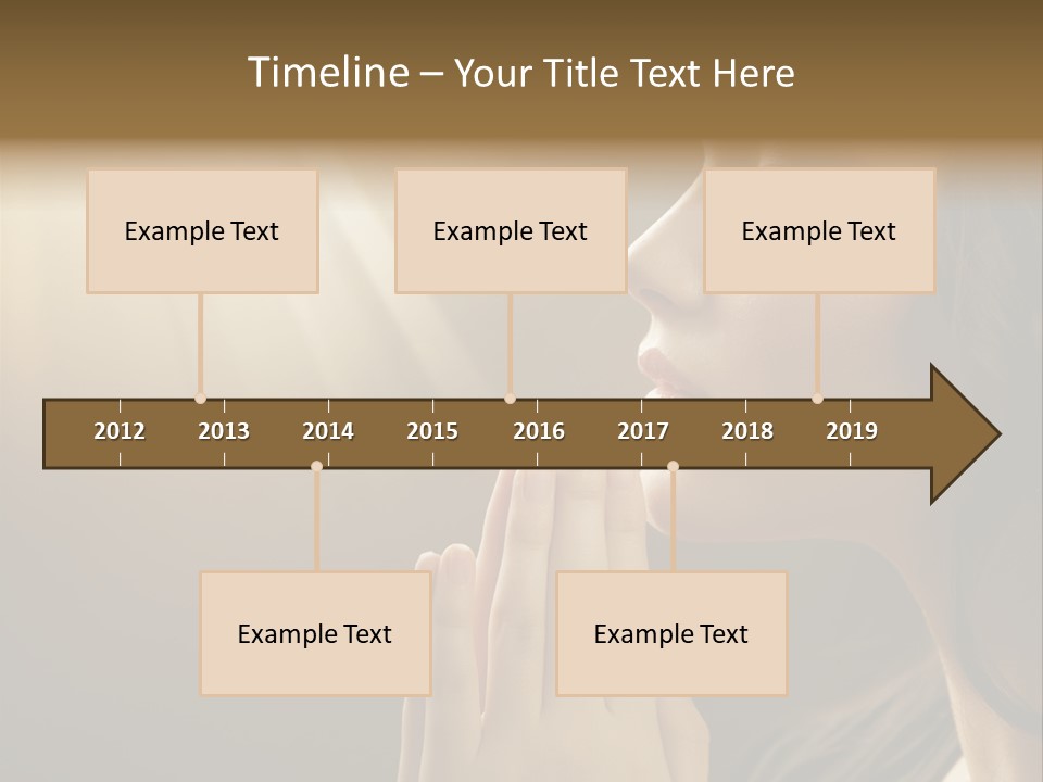 Female Prayer Belief PowerPoint Template