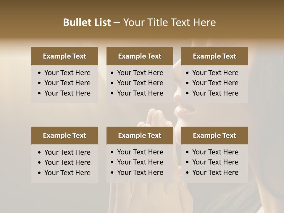 Female Prayer Belief PowerPoint Template