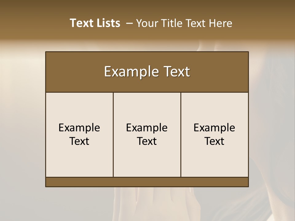 Female Prayer Belief PowerPoint Template
