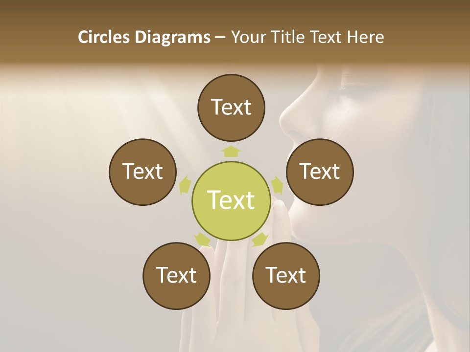 Female Prayer Belief PowerPoint Template