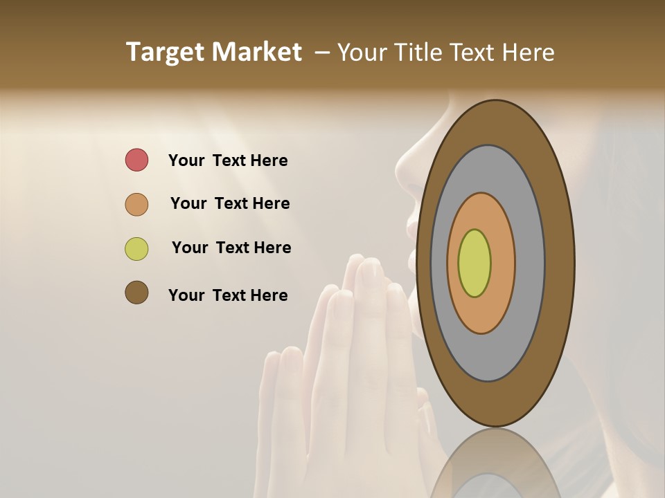 Female Prayer Belief PowerPoint Template