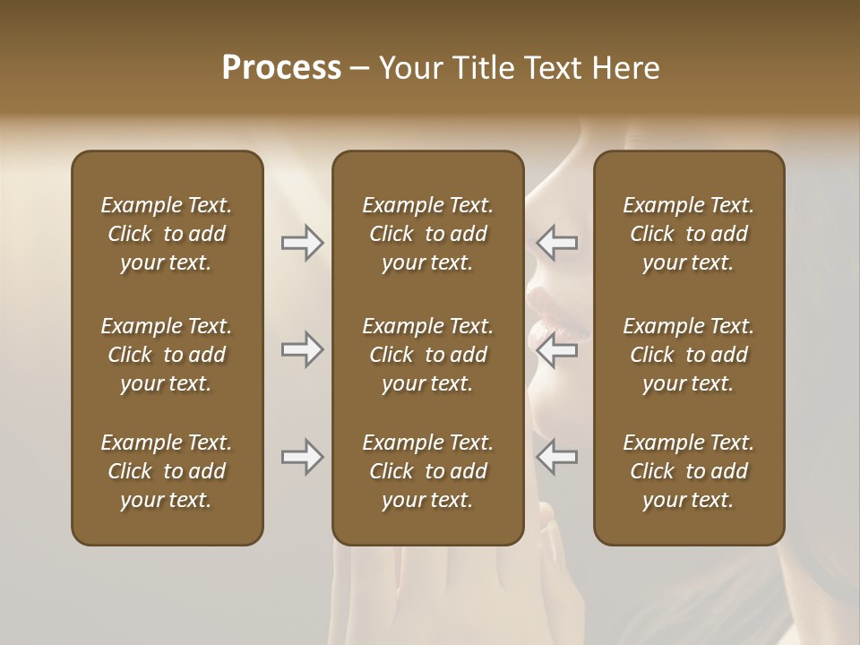 Female Prayer Belief PowerPoint Template