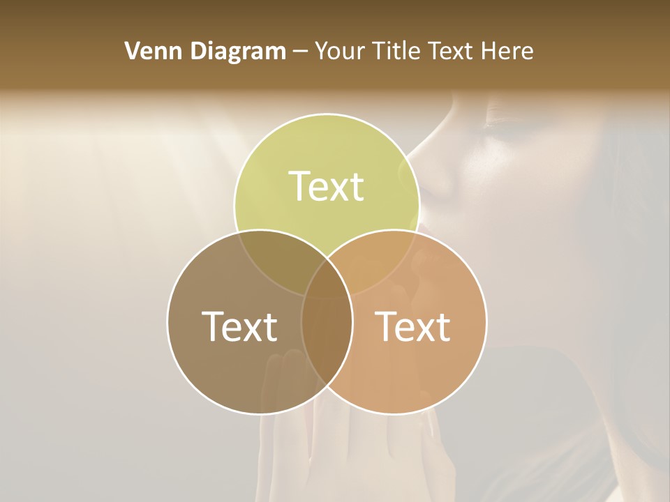 Female Prayer Belief PowerPoint Template