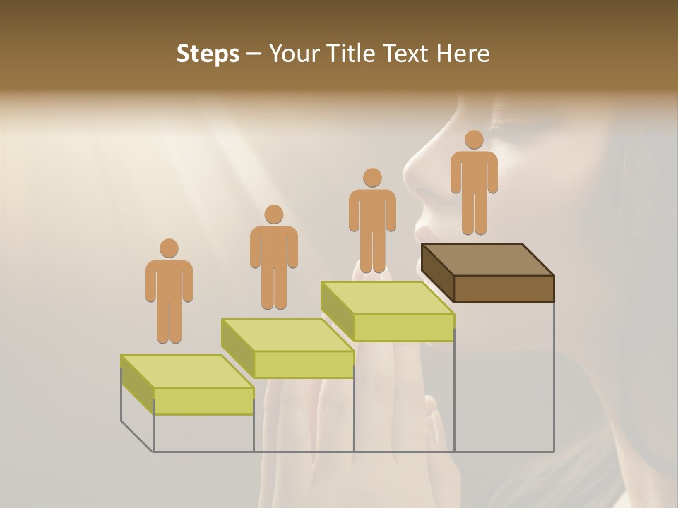 Female Prayer Belief PowerPoint Template