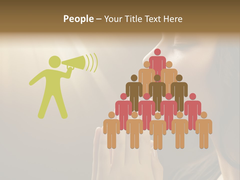 Female Prayer Belief PowerPoint Template