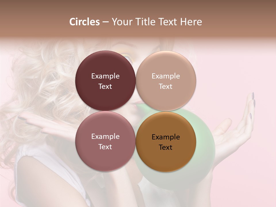 Blonde Beauty European PowerPoint Template