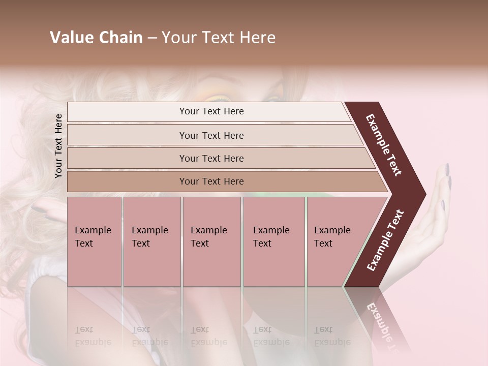 Blonde Beauty European PowerPoint Template