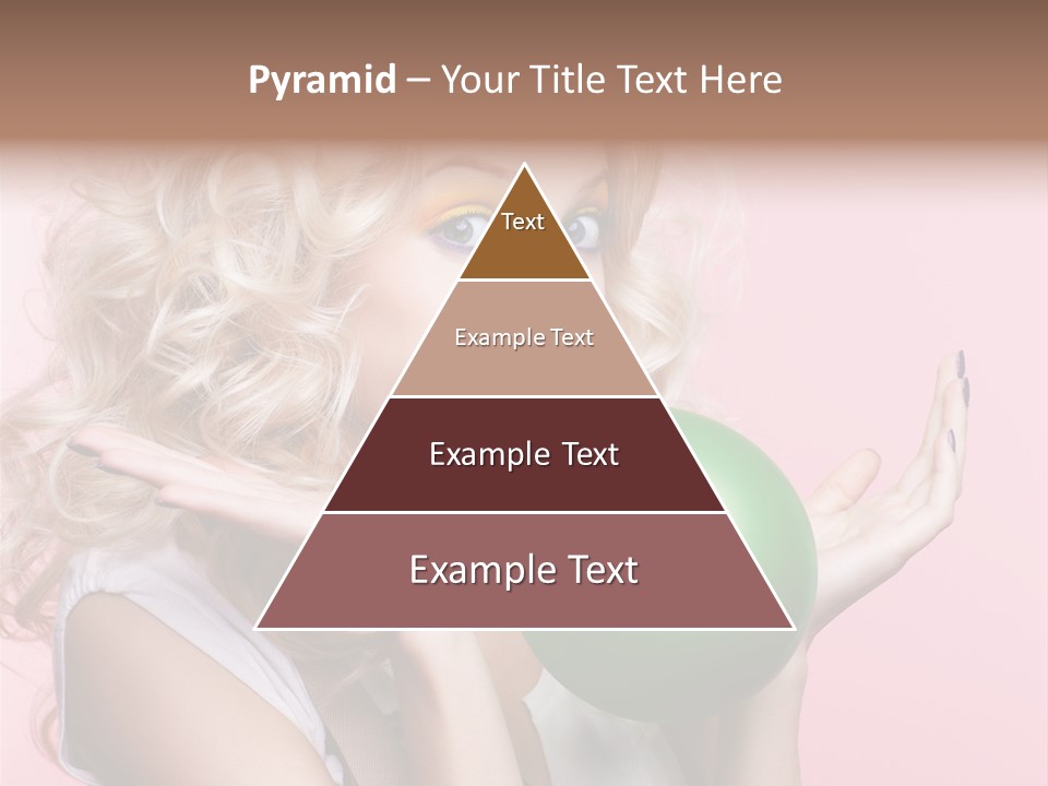 Blonde Beauty European PowerPoint Template