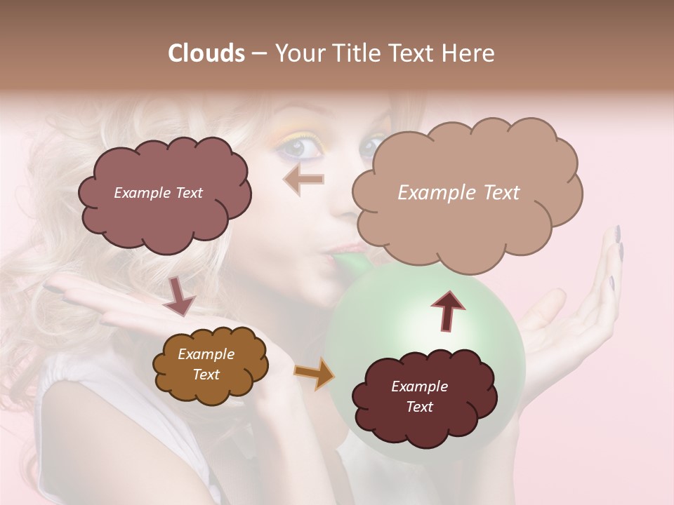 Blonde Beauty European PowerPoint Template