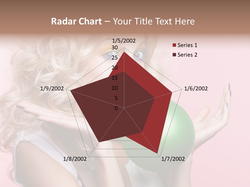 Blonde Beauty European PowerPoint Template