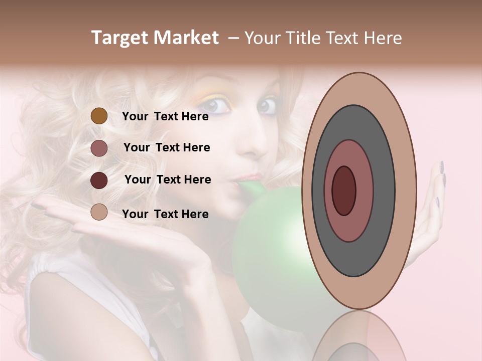 Blonde Beauty European PowerPoint Template