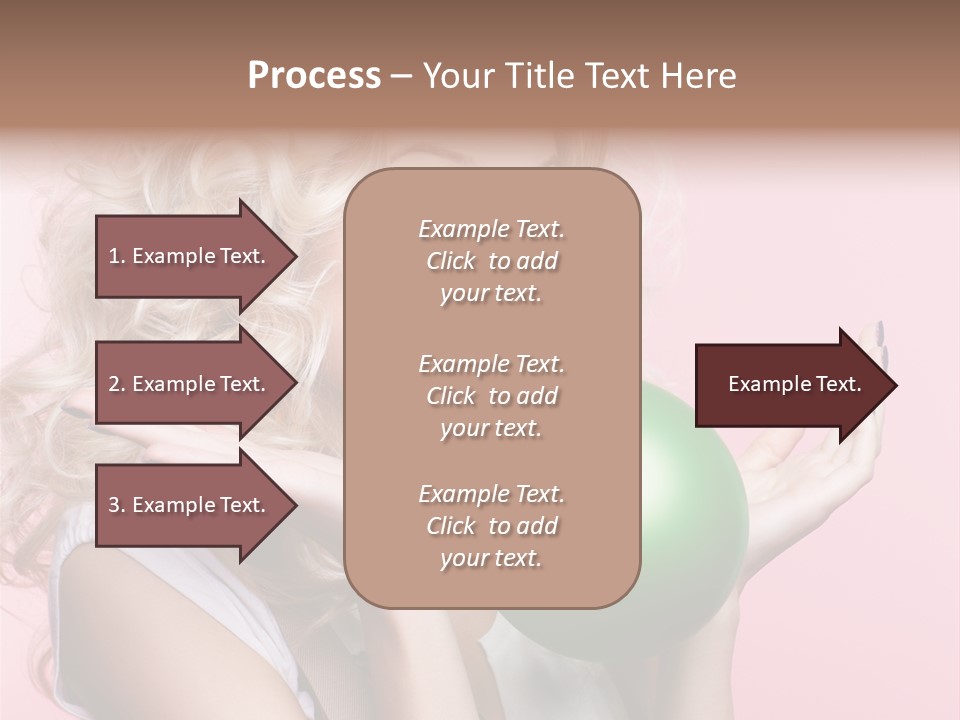 Blonde Beauty European PowerPoint Template