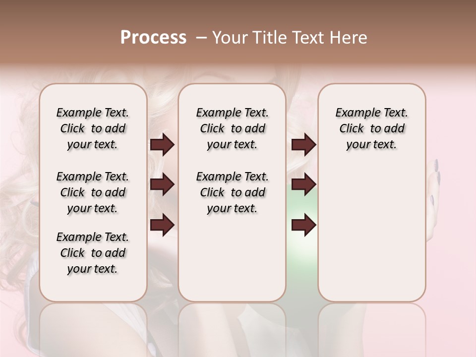 Blonde Beauty European PowerPoint Template