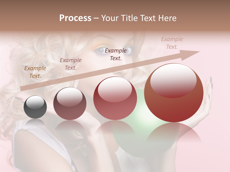 Blonde Beauty European PowerPoint Template