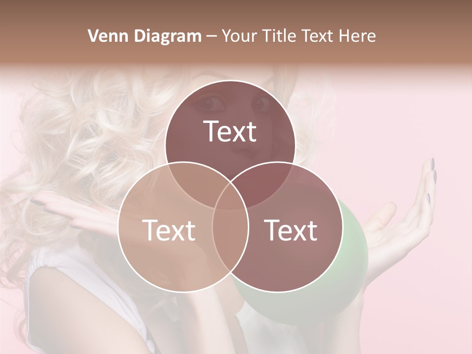 Blonde Beauty European PowerPoint Template