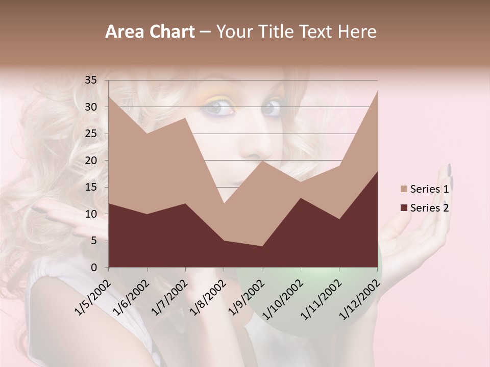 Blonde Beauty European PowerPoint Template