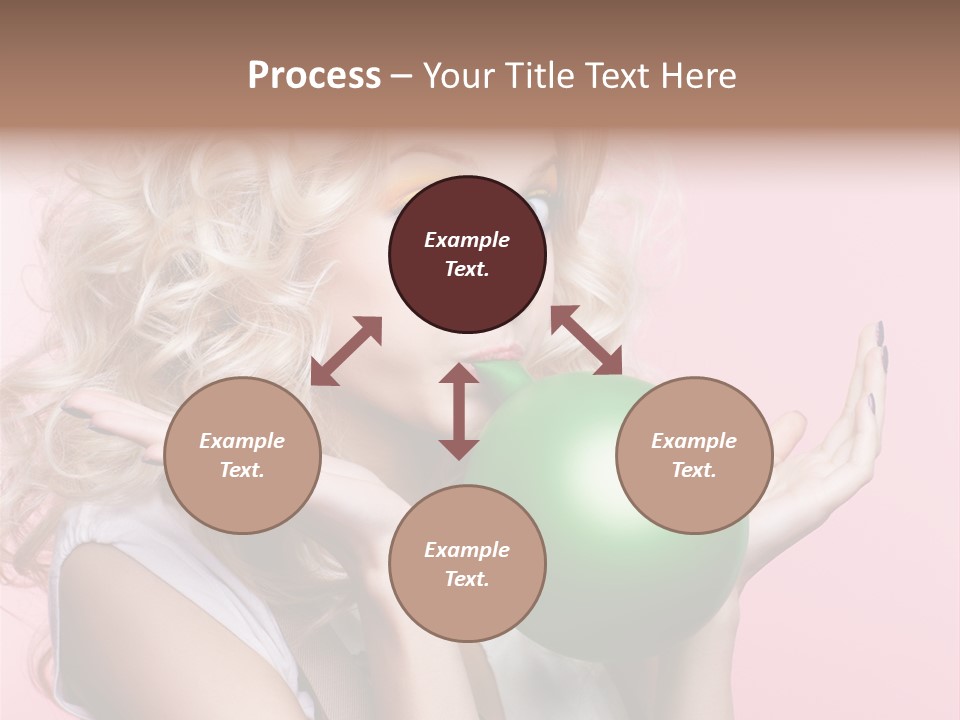 Blonde Beauty European PowerPoint Template