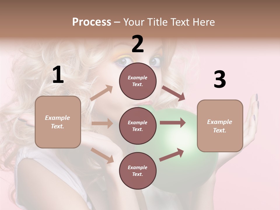 Blonde Beauty European PowerPoint Template