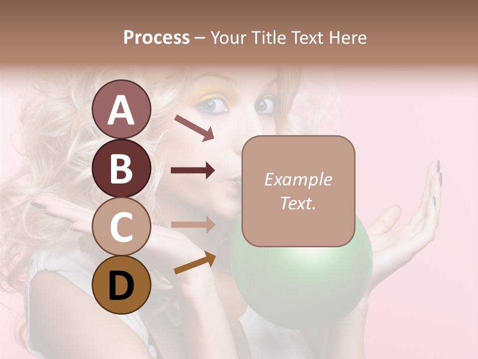 Blonde Beauty European PowerPoint Template