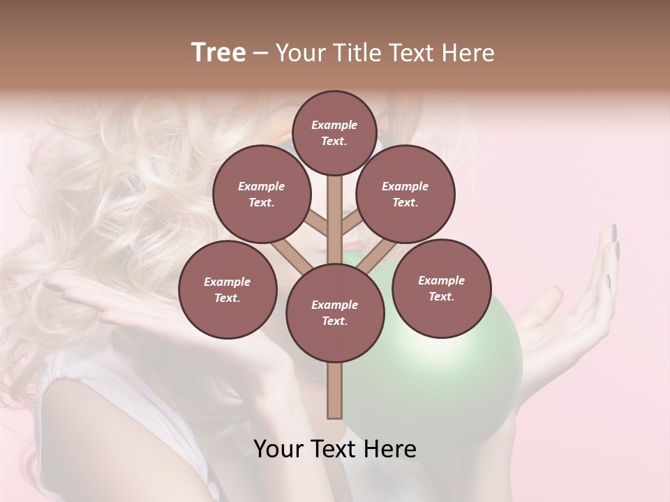 Blonde Beauty European PowerPoint Template