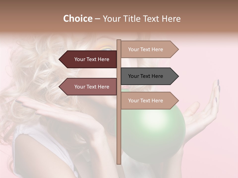 Blonde Beauty European PowerPoint Template