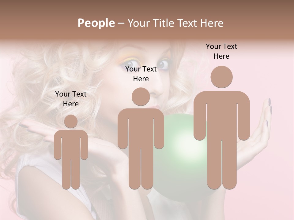 Blonde Beauty European PowerPoint Template