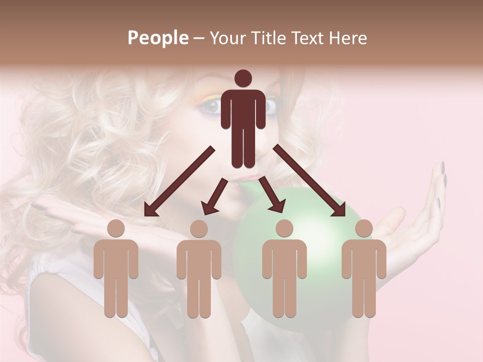 Blonde Beauty European PowerPoint Template