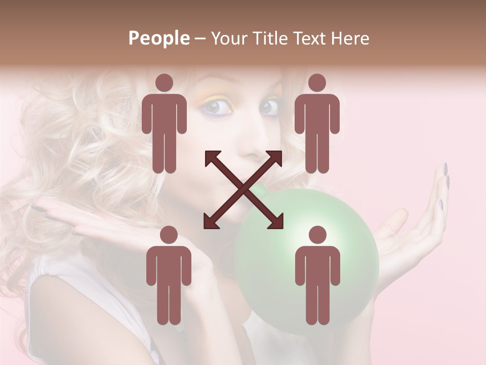 Blonde Beauty European PowerPoint Template