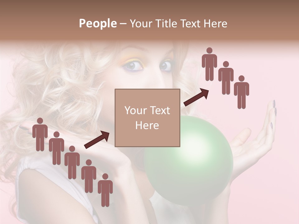 Blonde Beauty European PowerPoint Template