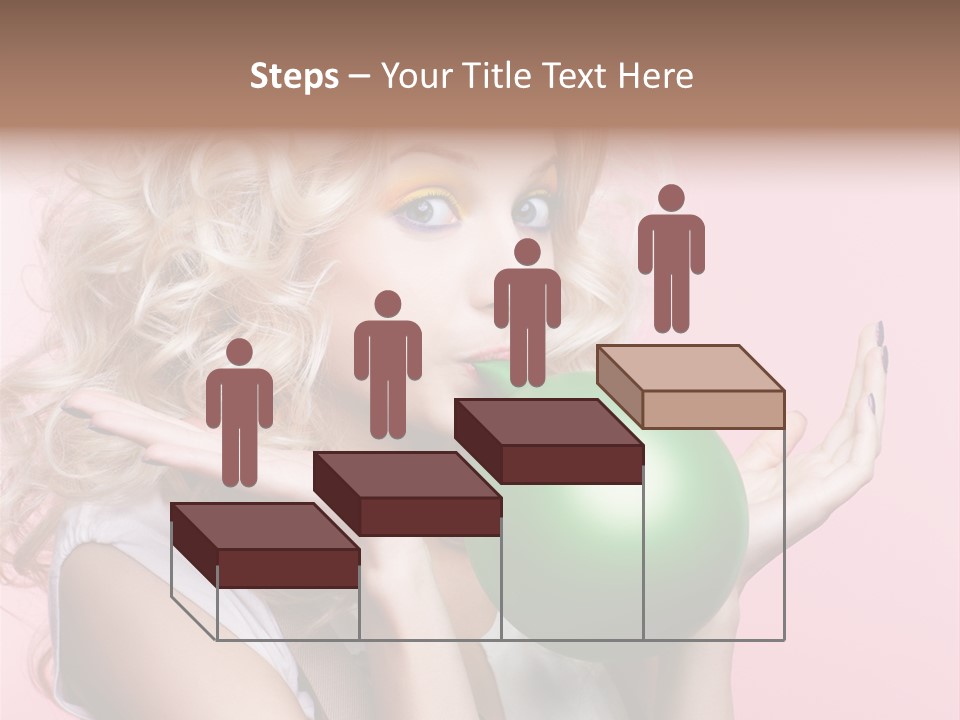 Blonde Beauty European PowerPoint Template