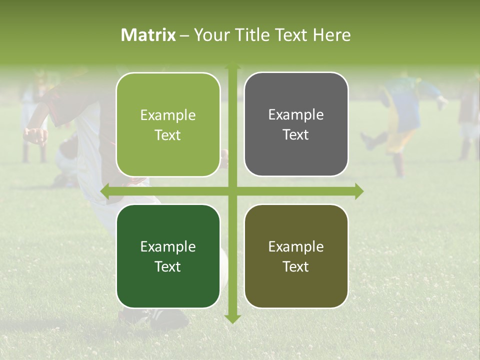 Ball Football Down PowerPoint Template