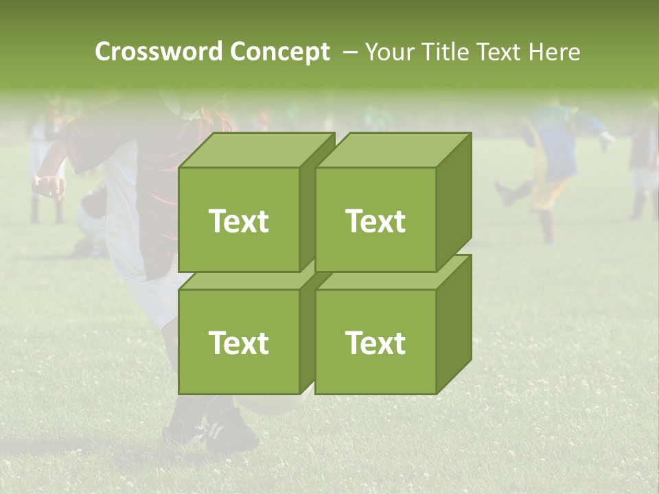 Ball Football Down PowerPoint Template