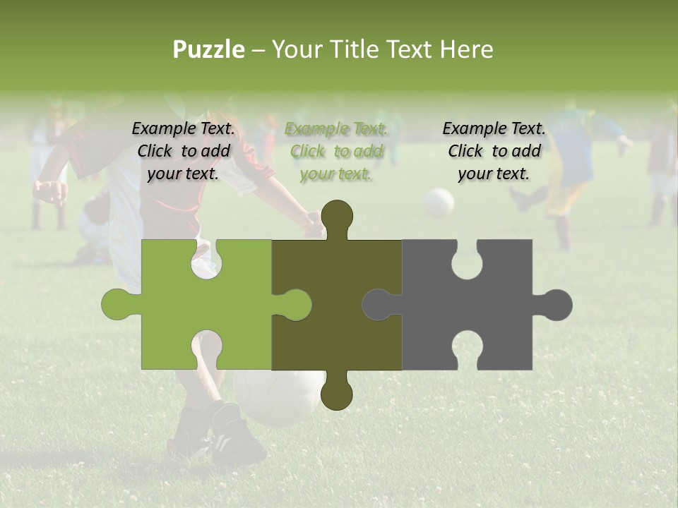 Ball Football Down PowerPoint Template