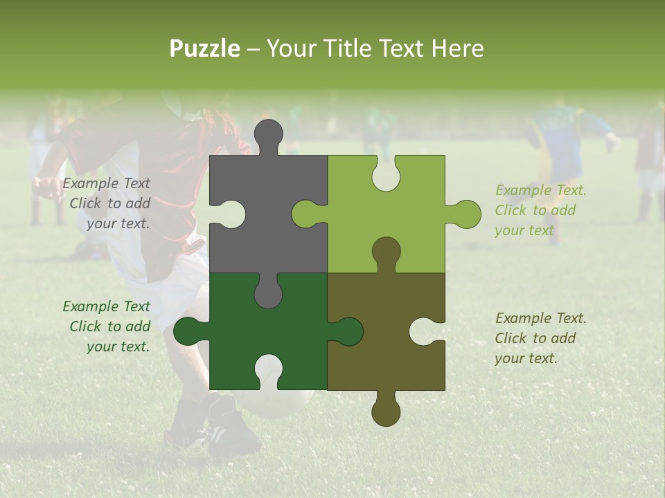 Ball Football Down PowerPoint Template