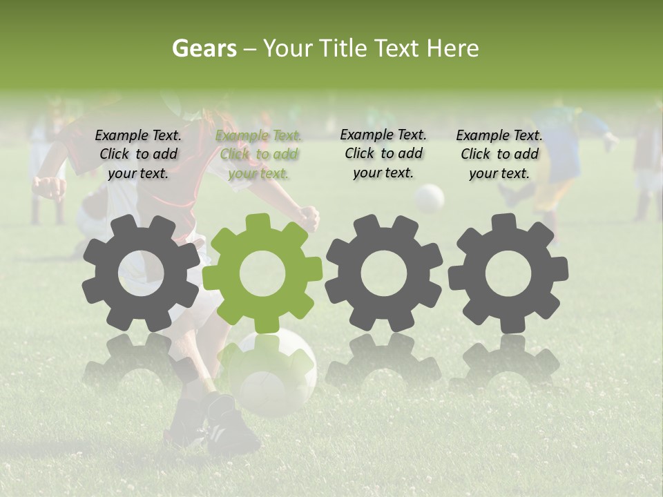 Ball Football Down PowerPoint Template