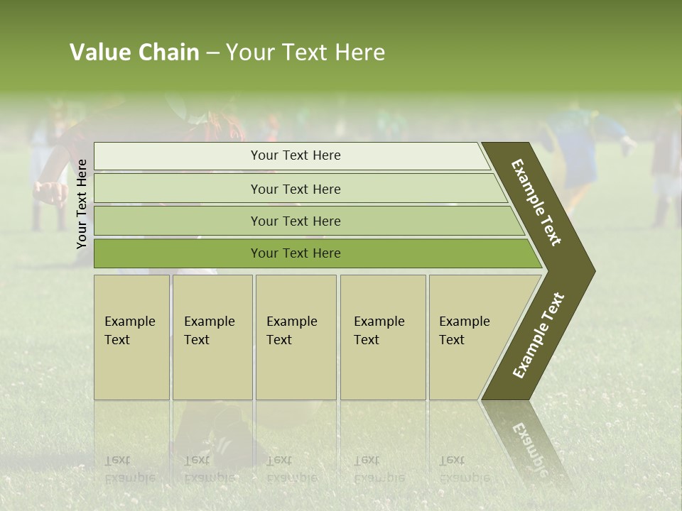 Ball Football Down PowerPoint Template