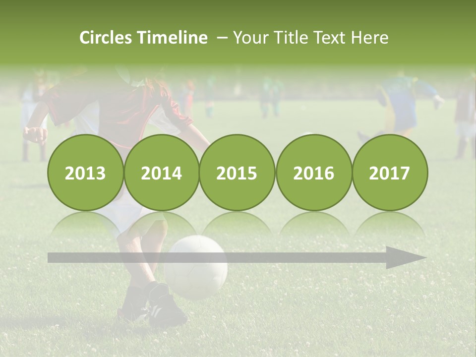 Ball Football Down PowerPoint Template