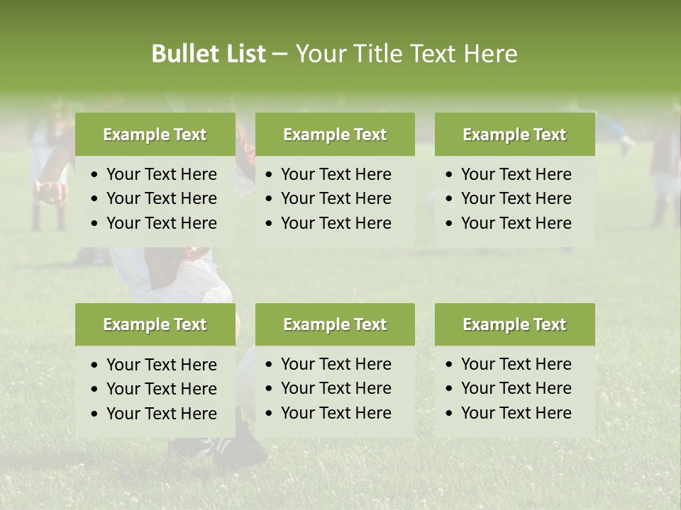 Ball Football Down PowerPoint Template