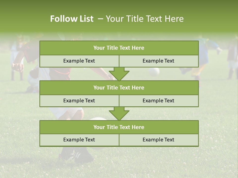 Ball Football Down PowerPoint Template
