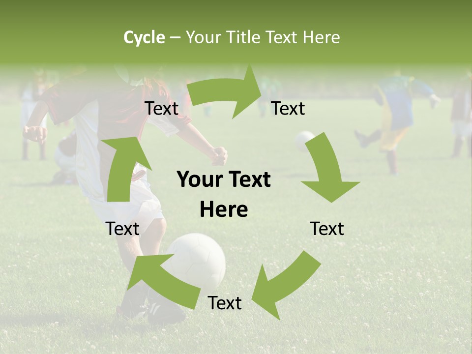 Ball Football Down PowerPoint Template