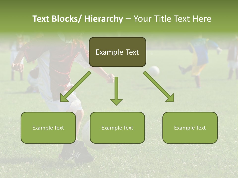 Ball Football Down PowerPoint Template