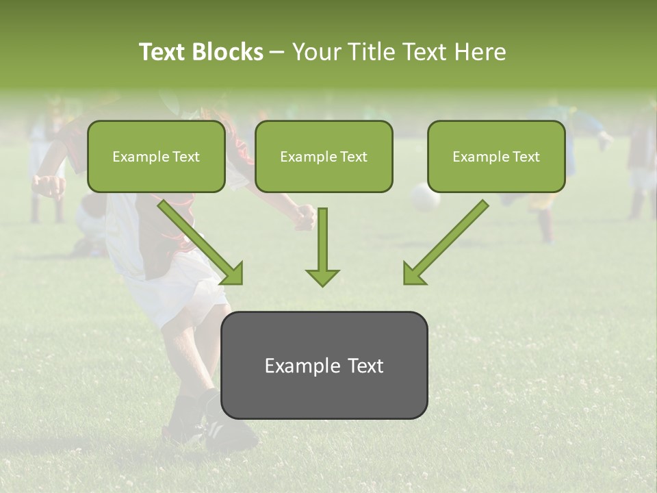 Ball Football Down PowerPoint Template