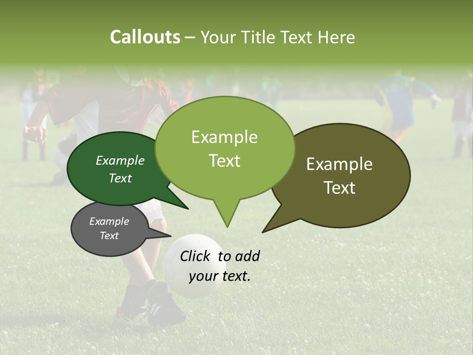 Ball Football Down PowerPoint Template