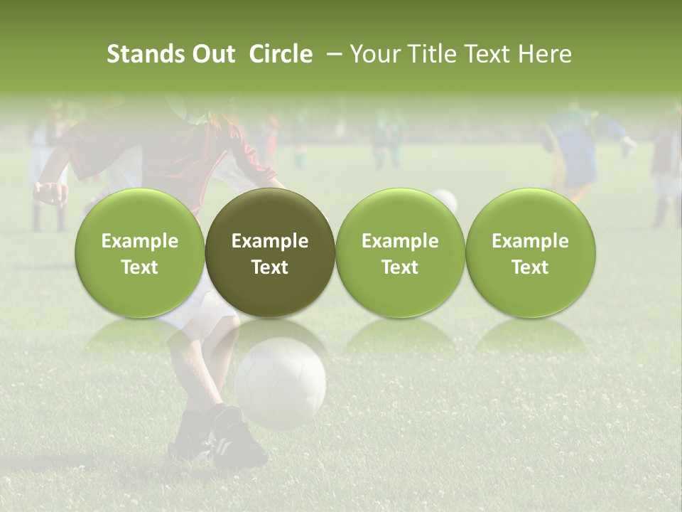 Ball Football Down PowerPoint Template