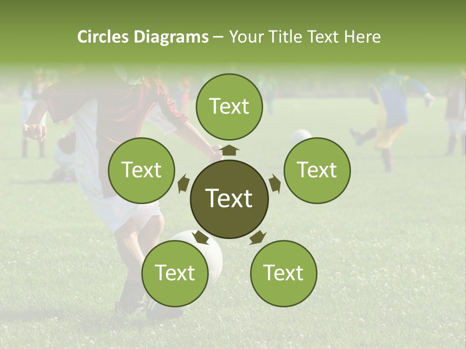 Ball Football Down PowerPoint Template