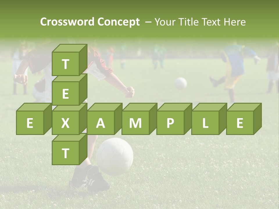 Ball Football Down PowerPoint Template