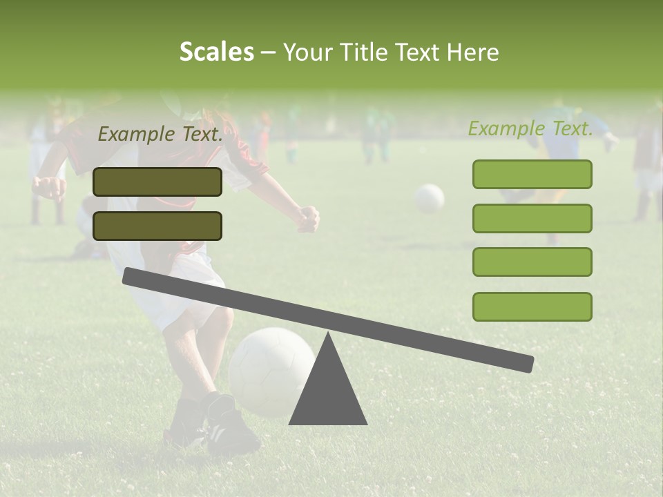 Ball Football Down PowerPoint Template