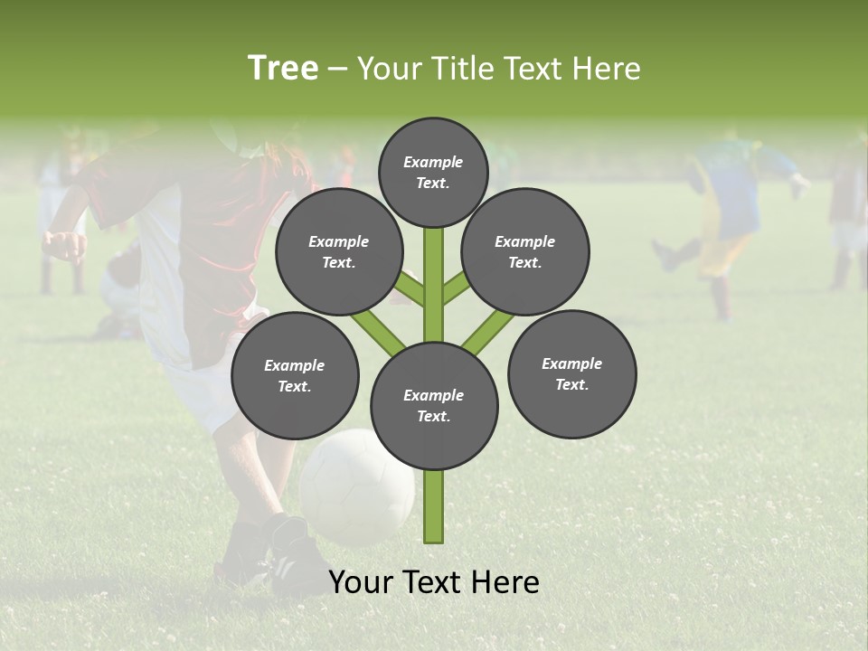 Ball Football Down PowerPoint Template